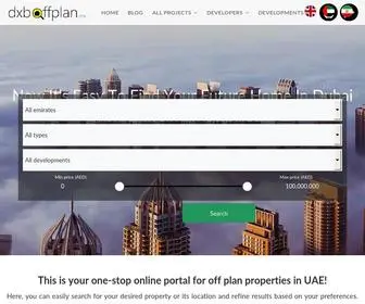 Dxboffplan.com(Off Plan Property) Screenshot