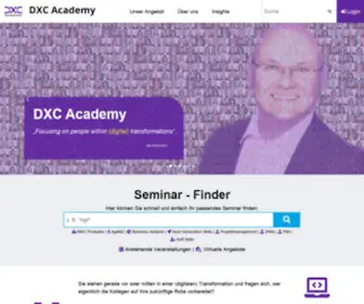 DXC-Academy.com(DXC Academy) Screenshot