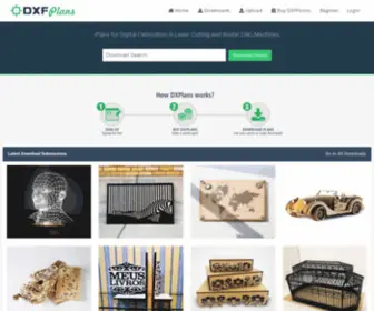 DXFplans.com(DXF Plans) Screenshot