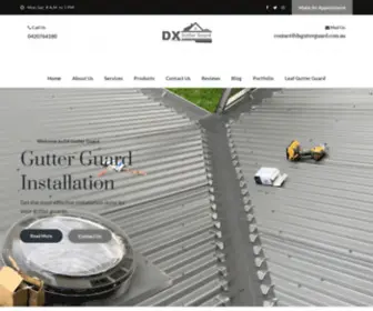 Dxgutterguard.com.au(Best Gutter Guard Installation & Cleaning Service Sydney) Screenshot