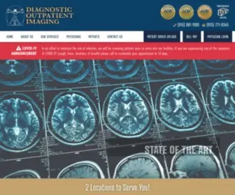 Dximaging.com(Diagnostic Outpatient Imaging) Screenshot