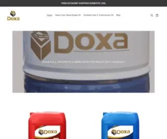 Dxlubes.com(DOXA Fully Synthetic & Heavy Duty Diesel Engine Oil) Screenshot