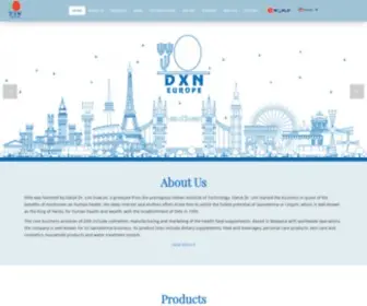 DXN2U.eu(DXN Europe Official Site) Screenshot