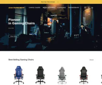 Dxracer.com(Best Chairs for Gamers) Screenshot