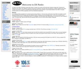 Dxradio.co.uk(DX Radio) Screenshot