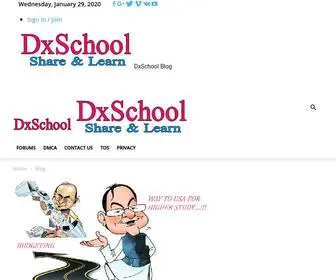 DXSchool.org(Free Resources and Information) Screenshot