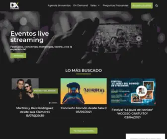 DXStreaming.com(Entradas para conciertos) Screenshot