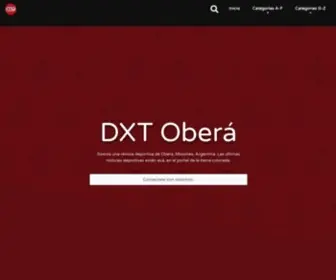 DXT-Obera.com(DXT Oberá) Screenshot