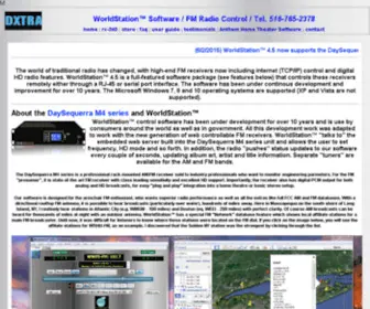 DXtra.com(Dxtra Shortwave Radios / WorldStation™ Software) Screenshot