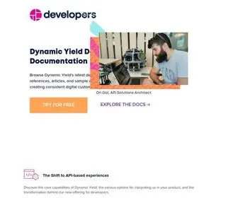 DY.dev(Dynamic Yield Developer Documentation) Screenshot