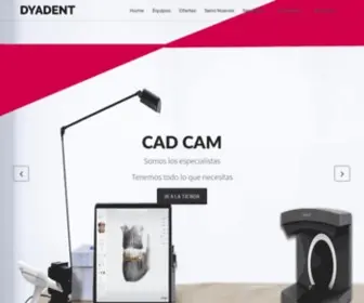 Dyadent.com.ec(Equipos) Screenshot