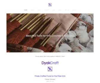 Dyakcraft.com(Knit) Screenshot