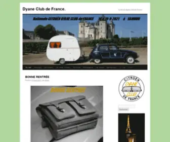 Dyaneclub.fr(Dyane Club de France) Screenshot