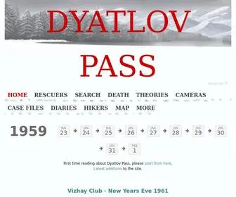 DyatlovPass.com(Dyatlov Pass) Screenshot