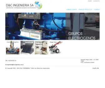 Dycingenieria.com.ar(D&C Ingenieria) Screenshot