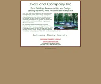 Dydoponds.com(Dydo and Company Inc) Screenshot