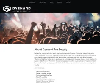 Dyehardfansupply.com(Dyehard Fan Supply) Screenshot