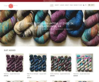 Dyeiscastyarns.com(Hand Dyed Yarn) Screenshot