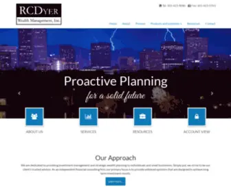 Dyerwealth.com(RCDyer Wealth Management) Screenshot