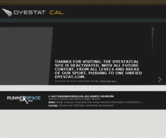 Dyestatcal.com(Favorites:  CA TrackTalk ) Screenshot