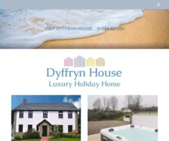 DYFFRYnhouse.co.uk(The home page for Dyffyn House) Screenshot