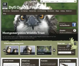 Dyfiospreyproject.com(Dyfi Osprey Project) Screenshot