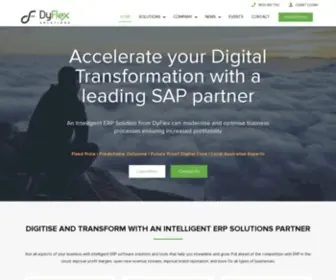 DYflex.com.au(SAP Partner) Screenshot