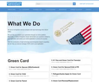 DYgreencard.com(Online Immigration Service Provider) Screenshot