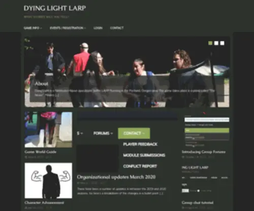 Dyinglight.org(Dying Light LARP) Screenshot