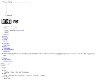 Dyinglightforums.com(Dying Light Forums) Screenshot