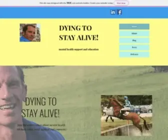 Dyingtostayalive.com(Tom Robinson blog) Screenshot