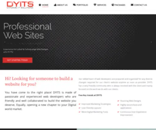 Dyits.com(Web Design Malaysia Web Application Development Web designer Social media E) Screenshot
