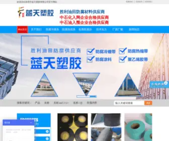 Dyjinchuang.com(东营市蓝天塑胶有限公司) Screenshot