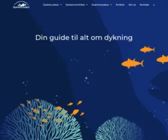 DYkkerguiden.dk(Din Gratis Guide Til Alt Om Dykning) Screenshot