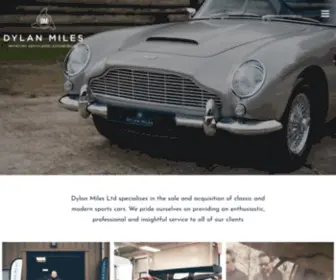 Dylan-Miles.com(Specialist in Sporting and Classic Automobiles) Screenshot