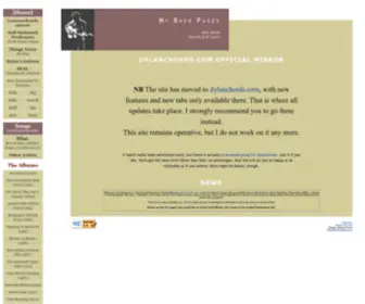 Dylanchords.info(Bob) Screenshot