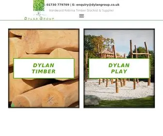 Dylangroup.co.uk(FSC Robinia Timber Acacia Stockists Suppliers UK Play Equipment) Screenshot