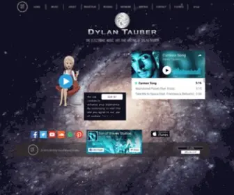 Dylantauber.net(Electronic music) Screenshot