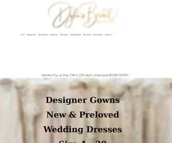 Dylinsbridal.co.nz(Wedding Dress) Screenshot