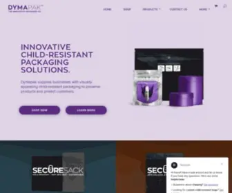 Dymapak.com(Child-Resistant Wholesale Packaging Solutions) Screenshot