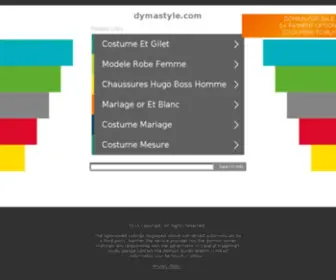 Dymastyle.com(Vente en ligne Costume Mariage) Screenshot