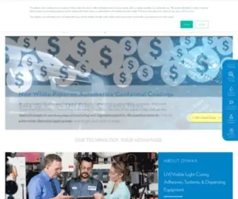 Dymax.com(Dymax Corporation) Screenshot