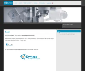 Dymeco.eu(Diabetic foot) Screenshot