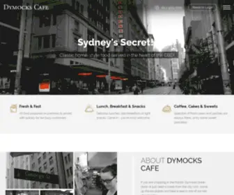 Dymockscafe.com.au(DYMOCKS CAFE) Screenshot