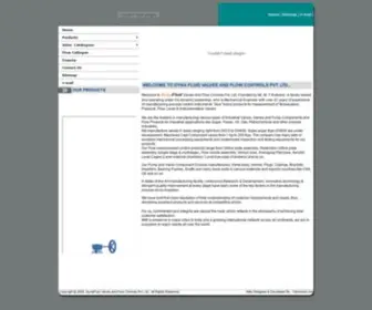 Dyna-Fluid.com(DynaFluid Valves And Flow Controls Pvt) Screenshot