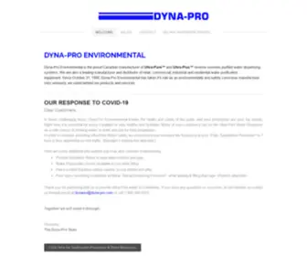 Dyna-PRO.com(Dyna-Pro Environmental) Screenshot