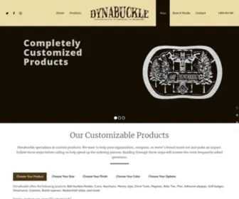 Dynabuckle.com(Custom Buckles) Screenshot