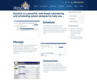 Dynacal.com(Web calendar) Screenshot