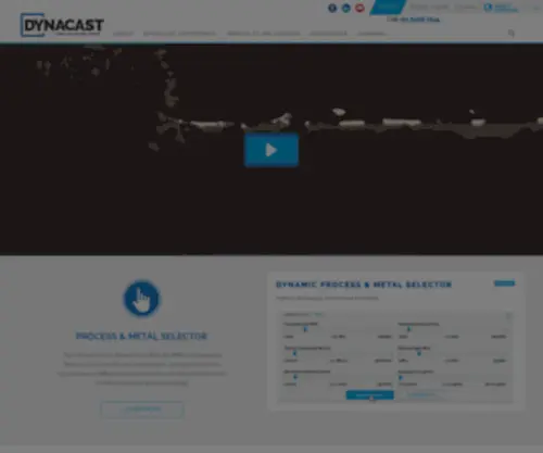 Dynacast.com.sg(Global Die Casting) Screenshot