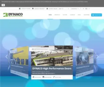 Dynacodoor.com(High speed doors for industry and logistics) Screenshot